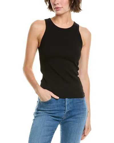 Enza Costa Supima Rib Sheath Tank In Black
