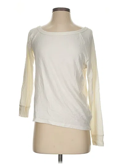 Pre-owned Enza Costa Sweatshirt In White