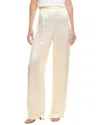 Enza Costa Textured Satin Pants Antique Cream In Neutral