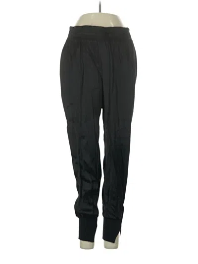 Pre-owned Enza Costa Track Pants In Black