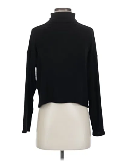 Pre-owned Enza Costa Turtleneck Sweater In Black
