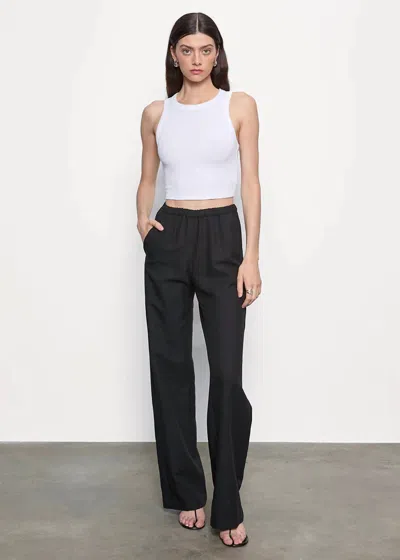 Enza Costa Twill Anywhere Pants In Black
