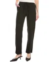 Enza Costa Twill Easy Linen-blend Pant In Black