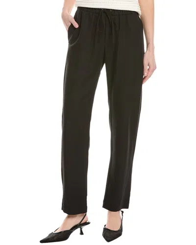 ENZA COSTA TWILL EASY LINEN-BLEND PANT
