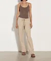 ENZA COSTA TWILL EASY PANT IN CLAY