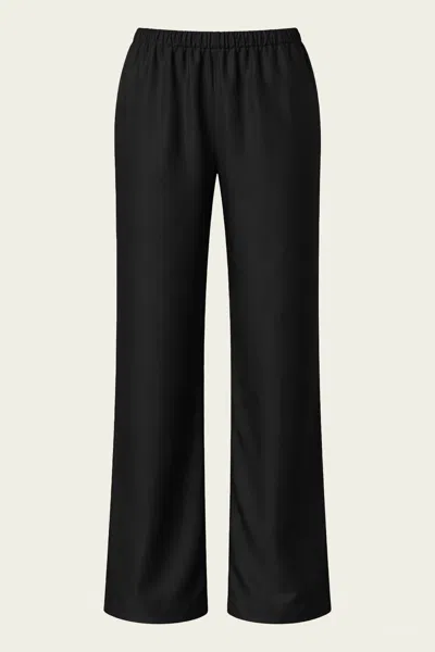 Enza Costa Twill Everywhere Pant In Black