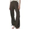 Enza Costa Twill Flight Pant In Military In Green