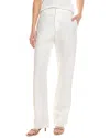 Enza Costa Twill Straight Leg Linen-blend Trouser