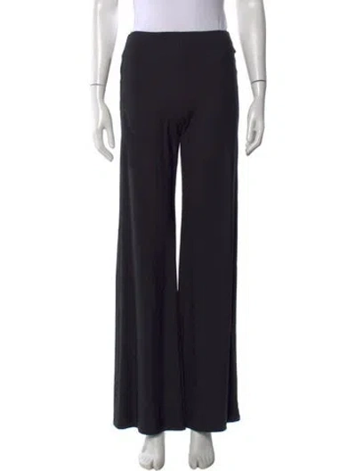 Pre-owned Enza Costa Wide Leg Pants In Black
