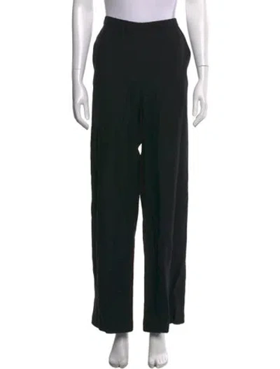 Pre-owned Enza Costa Wide Leg Pants In Black