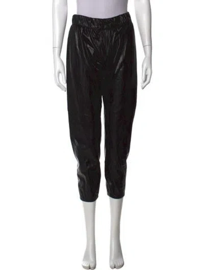 Pre-owned Enza Costa Wide Leg Pants In Black