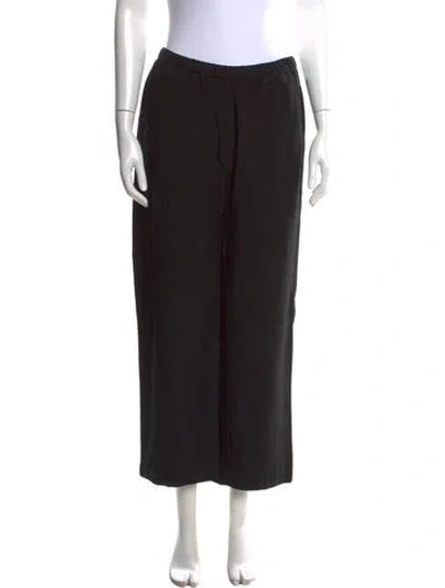 Pre-owned Enza Costa Wide Leg Pants In Black