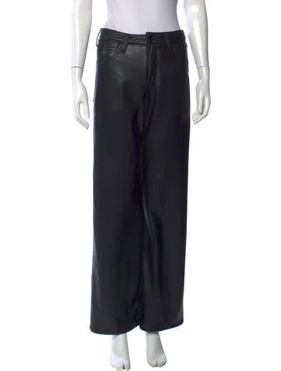 Pre-owned Enza Costa Wide Leg Pants In Black