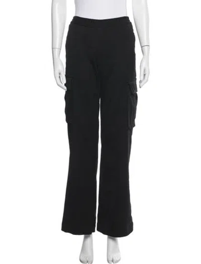 Pre-owned Enza Costa Wide Leg Pants In Black