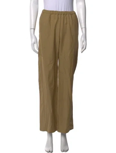Pre-owned Enza Costa Wide Leg Pants In Brown