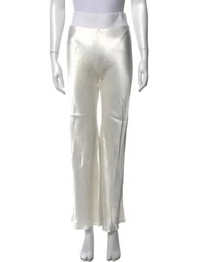 Pre-owned Enza Costa Wide Leg Pants In Gray
