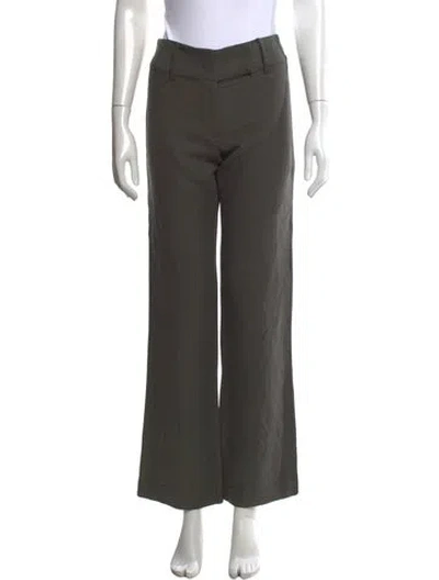 Pre-owned Enza Costa Wide Leg Pants In Green