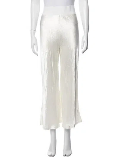 Pre-owned Enza Costa Wide Leg Pants In Neutrals