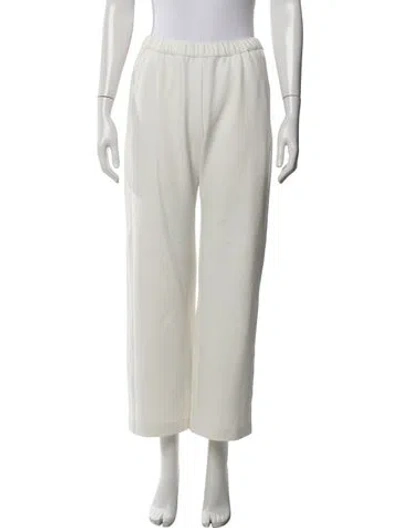 Pre-owned Enza Costa Wide Leg Pants In Neutrals