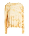 Enza Costa Woman T-shirt Marigold Size Xs Viscose, Silk, Lycra In Yellow