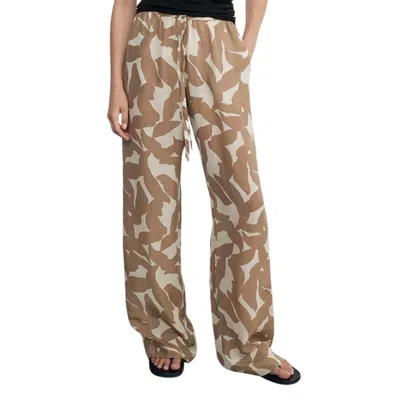 Enza Costa Women's Resort Pants In Floral Camo In Animal Print