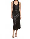 Enza Costa Women's Silk Satin Tank Top In Black