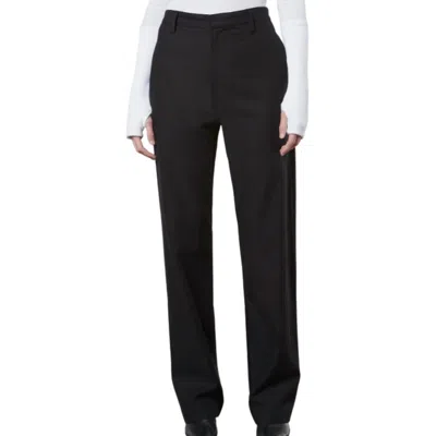 Enza Costa Women's Straight Leg Chino Pants In Black