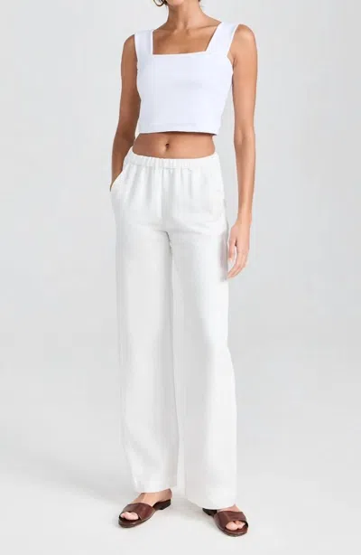 Enza Costa Twill Everywhere Pants Off White