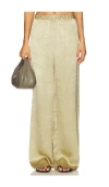 Enza Costa X Revolve Satin Textured Pant