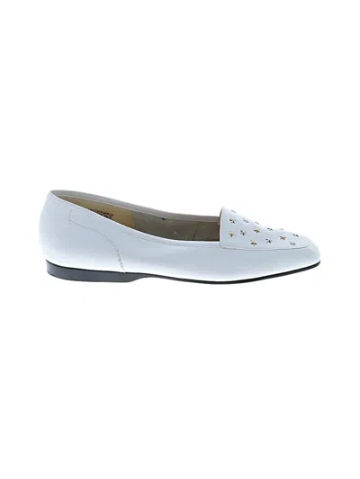 Pre-owned Enzo Angiolini Flats In White