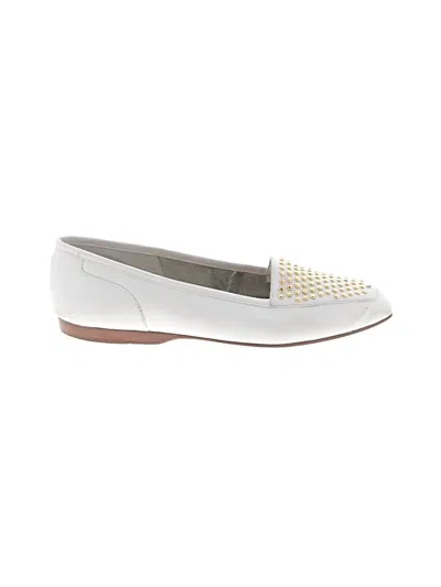 Pre-owned Enzo Angiolini Flats In White