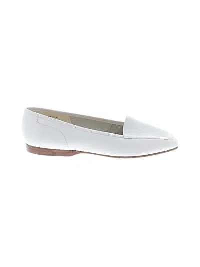 Pre-owned Enzo Angiolini Flats In White