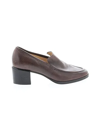 Pre-owned Enzo Angiolini Heels In Brown