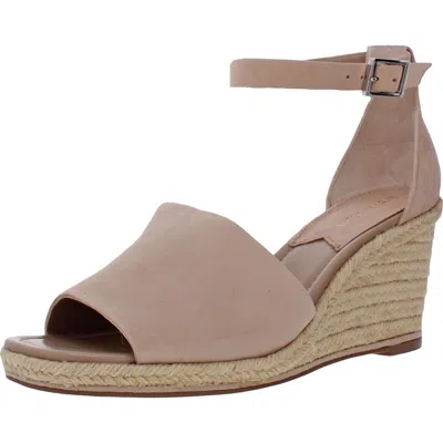 Enzo Angiolini Petrina Womens Padded Insole Ankle Strap Espadrilles In Pink
