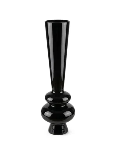 Enzo De Gasperi Alice Sculptural Vase In Black