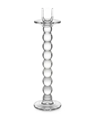 Enzo De Gasperi Beaded Crystal Candlestick In 뉴트럴