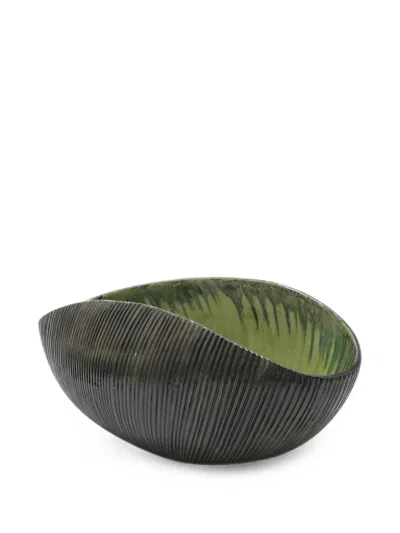 Enzo De Gasperi Cloude Ribbed Bowl In Grey