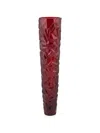 FACETED FLOOR VASE