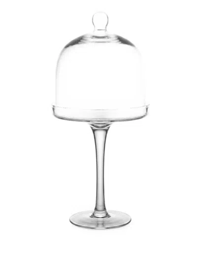 Enzo De Gasperi Glass-dome Cake Stand In Transparent