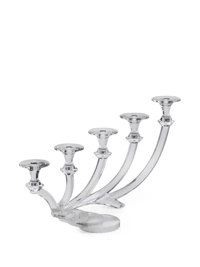 Enzo De Gasperi Onde Five-light Candle Holder In Metallic