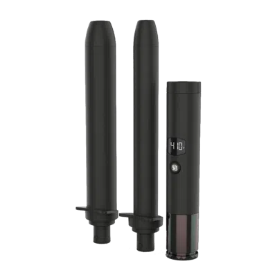 Enzo Milano X3- The Foundation Curling Iron Collection In Black