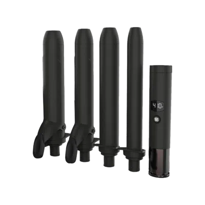 Enzo Milano X3- The Option Curling Iron Collection In Black