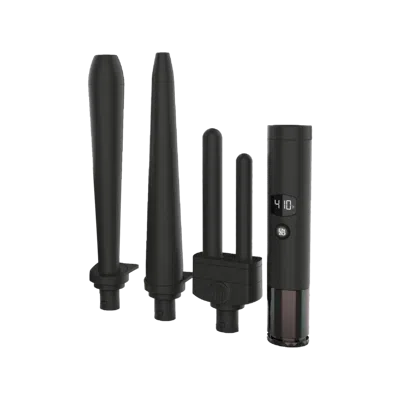 Enzo Milano X3- The Trailblazer Curling Iron Collection In Black