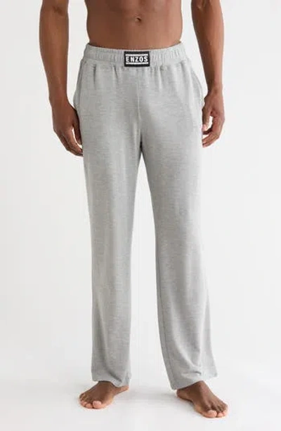 Enzos Inactive Wear Lounge Pants In Gray