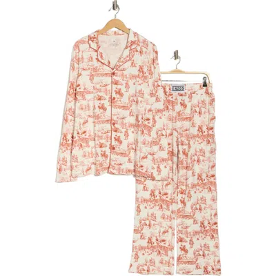Enzos Inactive Wear Snoozer Pajamas In Multi