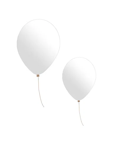 Eo Play Mirror Balloon Set Of 2 In White
