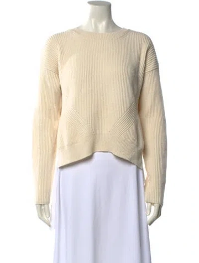 Pre-owned Eolas Bateau Neckline Sweater In Neutral
