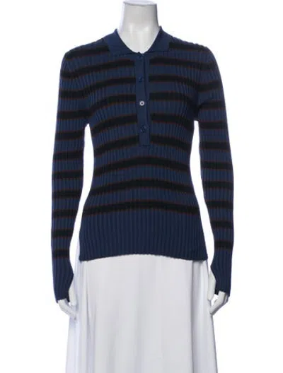 Pre-owned Eolas Striped Sweater In Multicolor