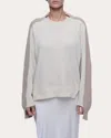 Eolas Women's Max Paneled Wool-cashmere Blend Sweater