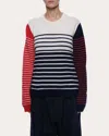 Eolas Women's Rei Striped Recycled Wool Sweater In Multi